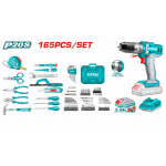 Taladro De Impacto Inalámbrico Mas Herramientas Set 165 Pcz