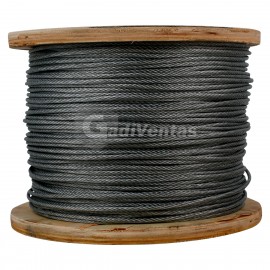 Cable Alma De Acero Galvanizado 1/8