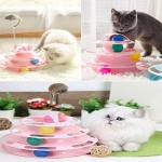 Juego Interactivo De Gato Juguete Torre Con Pelotas