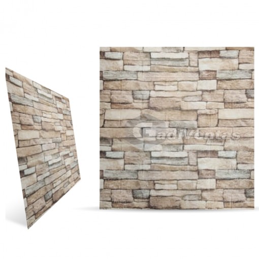 Pared Adhesiva 3d Efecto Ladrillo De Varios Colores
