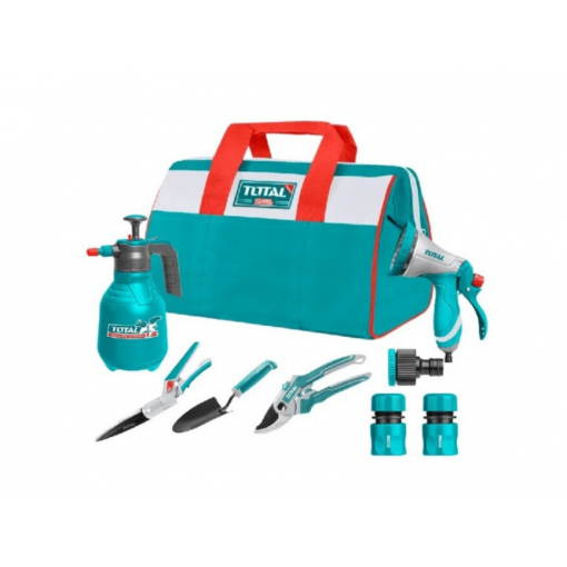 Kit De Jardineria Total 7 Piezas Con Maletin