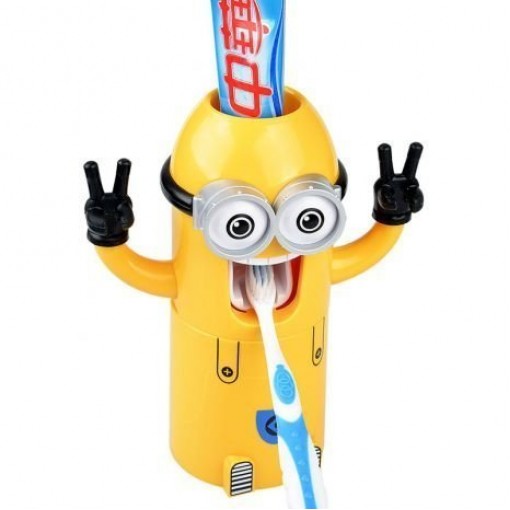 Kit de lavado Minions Dispensador de pasta de dientes