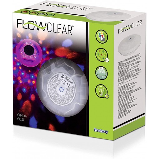 Luz Led Flotante Bestway Para Piscina