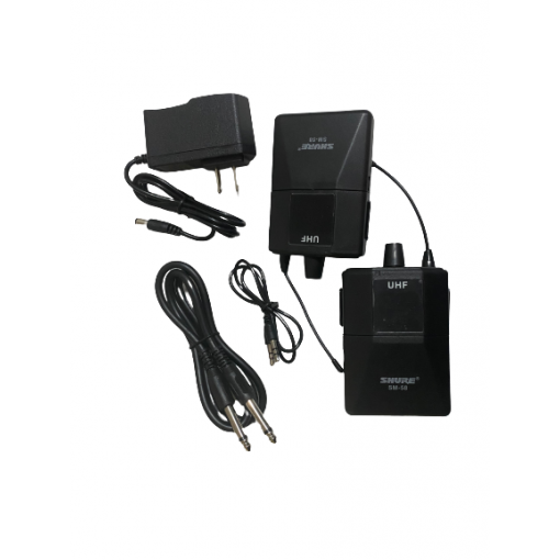 Micrófonos de diadema inalámbricos dual Shure SM58