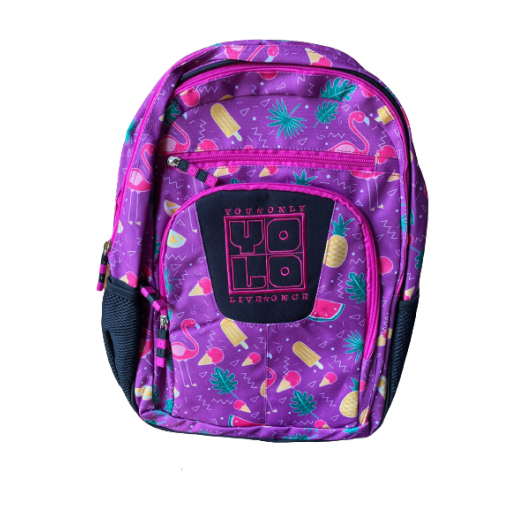 Mochila escolar de niña