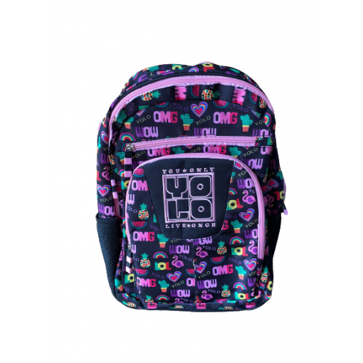 Mochila escolar de niña