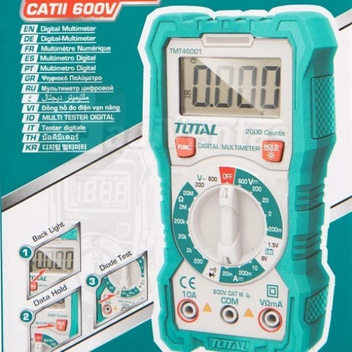 Multimetro Digital Marca Total