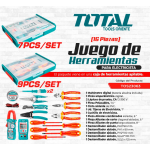 Caja 16 Herramientas Elect. Aisladas Total Tools