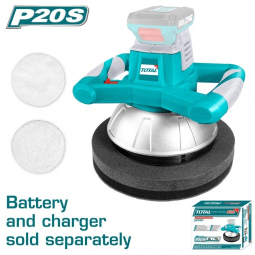 Pulidora Orbital 20v 254mm Bat+ Cargador Total Topli2001 Color Turquesa
