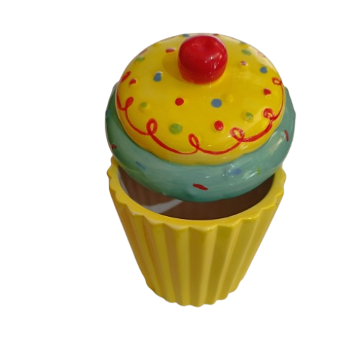 ENVASE DE CERAMICA TIPO CUPCAKE