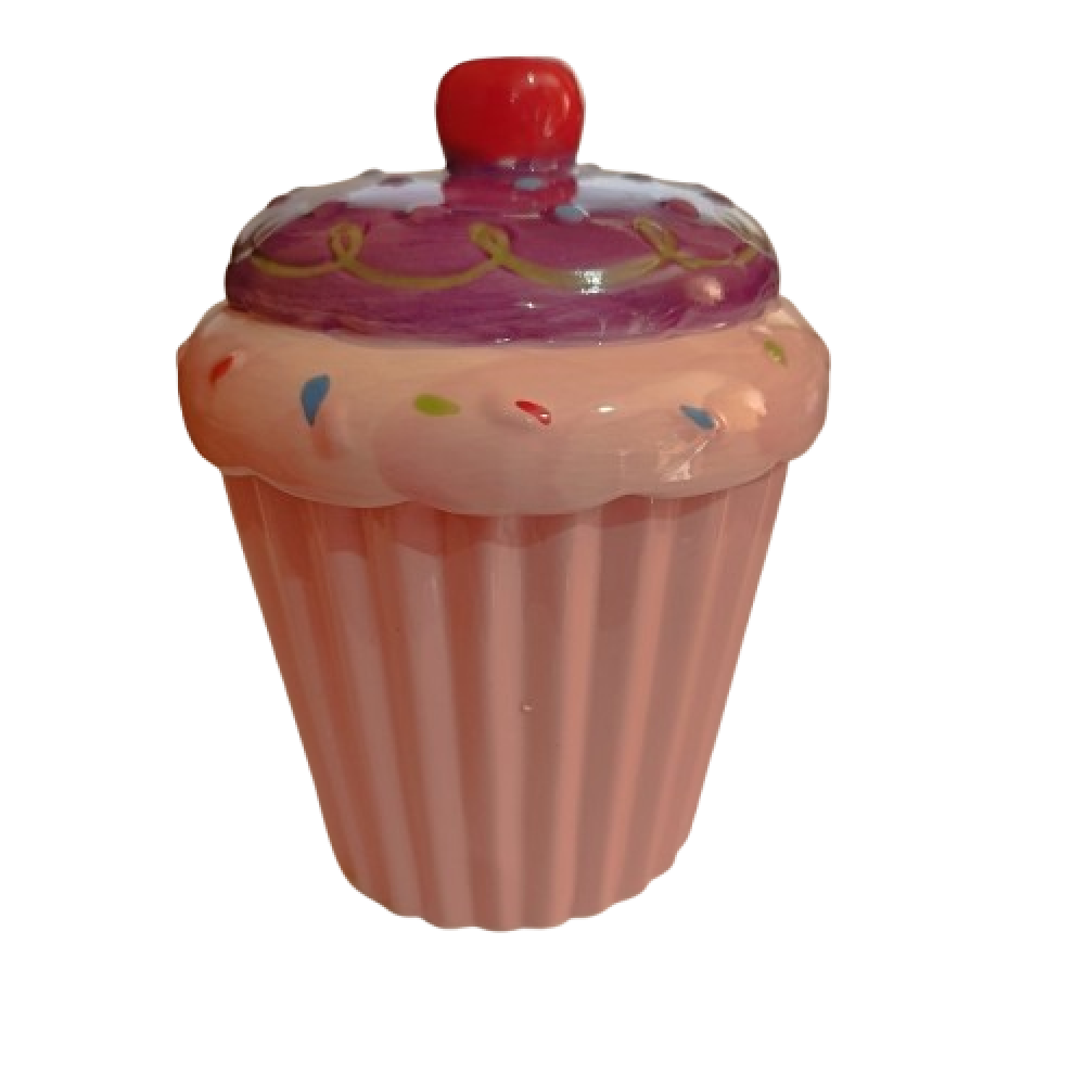 ENVASE DE CERAMICA TIPO CUPCAKE
