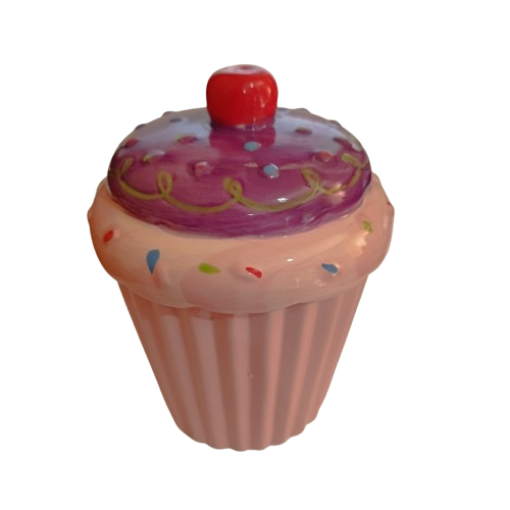 ENVASE DE CERAMICA TIPO CUPCAKE