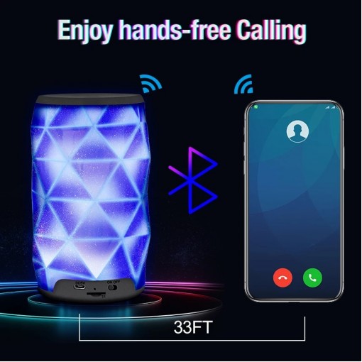 Parlante Bluetooth Con Iluminacion Led Marca Rca.