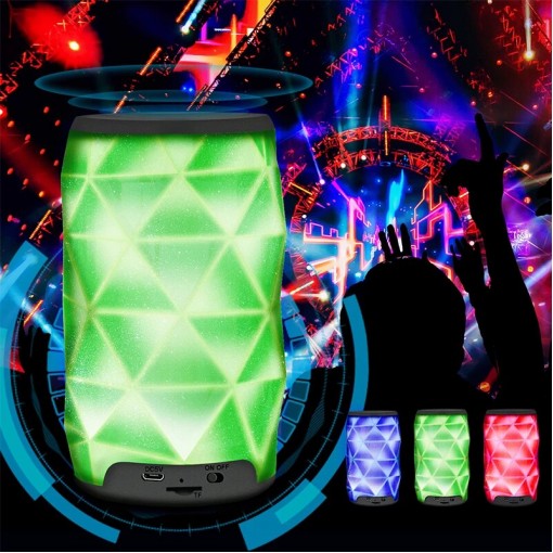 Parlante Bluetooth Con Iluminacion Led Marca Rca.