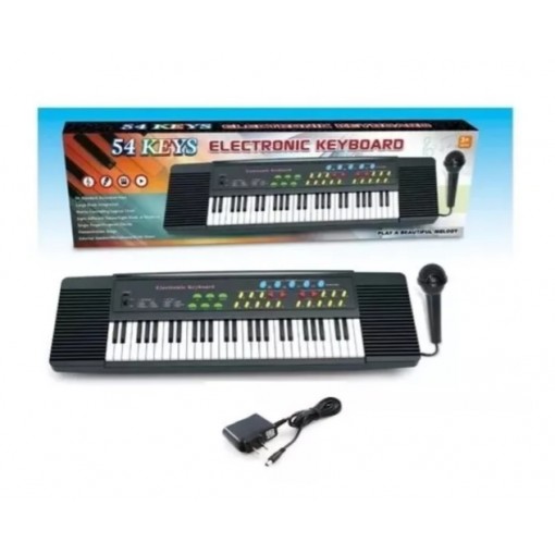 Piano Electrónico Órgano 54 Teclas, Tonos, Graba, Escolar.