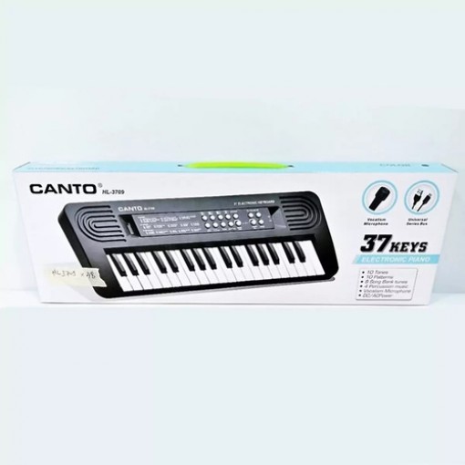 Piano Electrónico de 37 Teclas, Tonos, Graba de juguete
