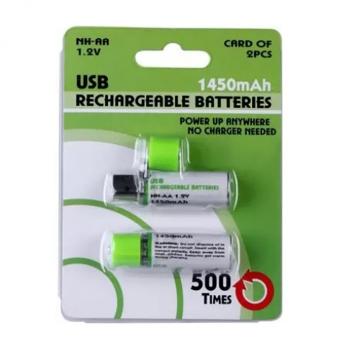 Pilas Recargables Usb
