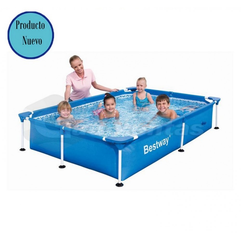 Piscina Steel Pro De 2.21m Largo X 1.50 Ancho X 43cm Alto