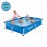 Piscina Steel Pro De 2.21m Largo X 1.50 Ancho X 43cm Alto
