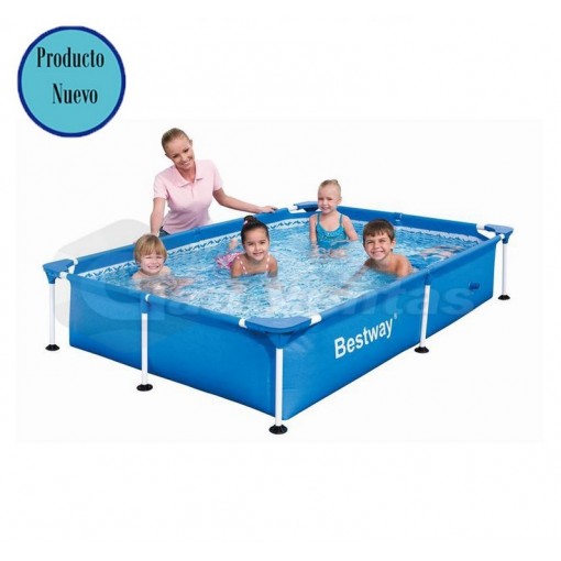 Piscina Steel Pro De 2.21m Largo X 1.50 Ancho X 43cm Alto