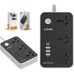Cable de alimentación y cargador con 3 puertos de alimentación y 3 puertos USB 3.0 de carga rápida $26  · Disponibles