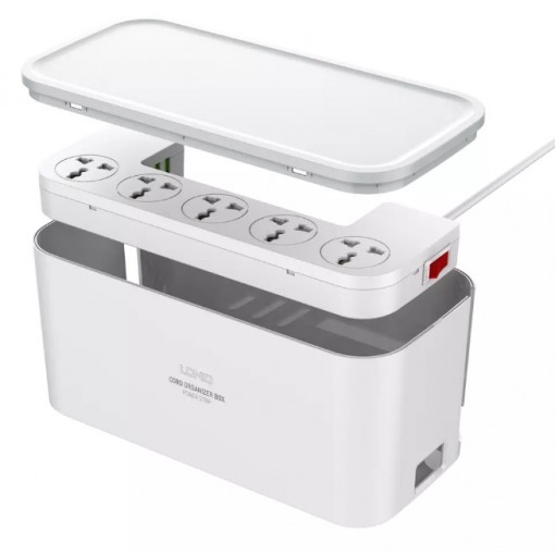  Regleta Universal SC5309 con 5 salidas y 3 puertos USB