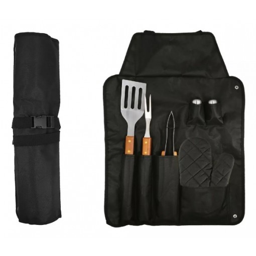 Set Parrillero Con Pinza Guante Barbacoa