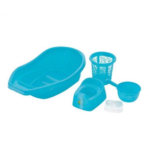 Tina De Bano Plastica Con Accesorios